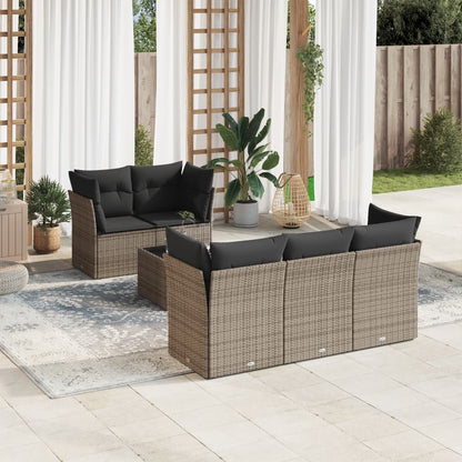 Sofasæt Til Haven 6 Dele Med Hynder Polyrattan - Variant 3249089