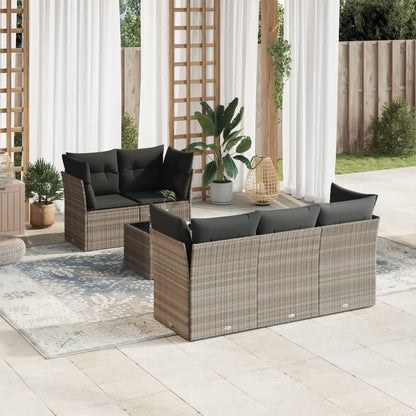 Sofasæt Til Haven 6 Dele Med Hynder Polyrattan - Variant 3249091