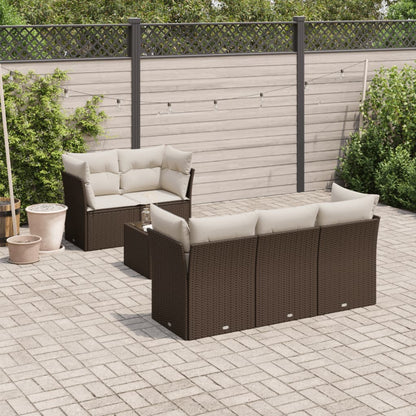 Sofasæt Til Haven 6 Dele Med Hynder Polyrattan - Variant 3249092