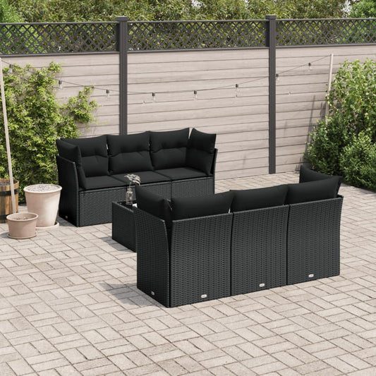 Sofasæt Til Haven 7 Dele Med Hynder Polyrattan