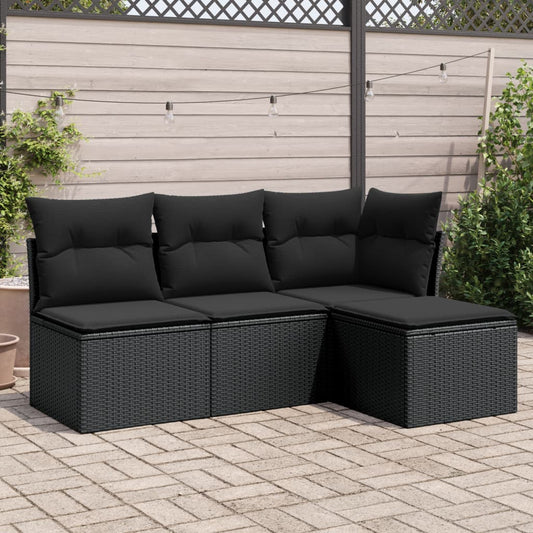 Sofasæt Til Haven 4 Dele Med Hynder Polyrattan