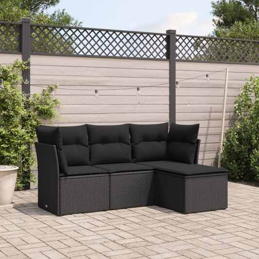 Sofasæt Til Haven 4 Dele Med Hynder Polyrattan