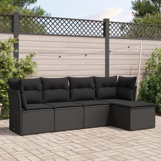 Sofasæt Til Haven 5 Dele Med Hynder Polyrattan