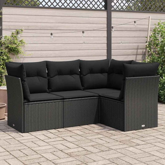 Sofasæt Til Haven 4 Dele Med Hynder Polyrattan