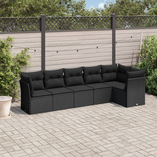 Sofasæt Til Haven 6 Dele Med Hynder Polyrattan