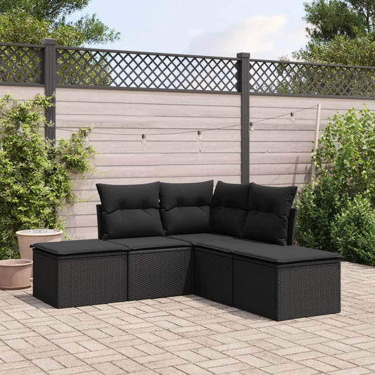 Sofasæt Til Haven 5 Dele Med Hynder Polyrattan