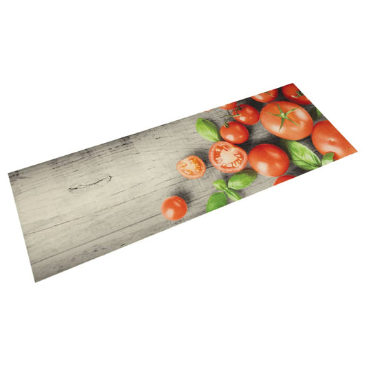 Køkkentæppe Tomatdesign Vaskbart Velour Tomater