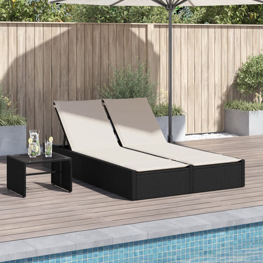Dobbelt Loungesofa Med Hynder Polyrattan
