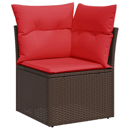 8-delt Havesofasæt Med Hynder Polyrattan - Billede 5