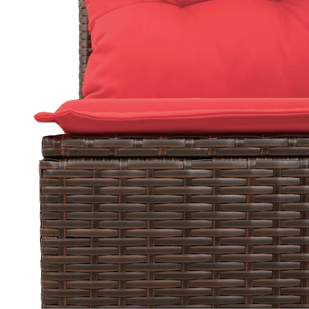 8-delt Havesofasæt Med Hynder Polyrattan - Billede 8