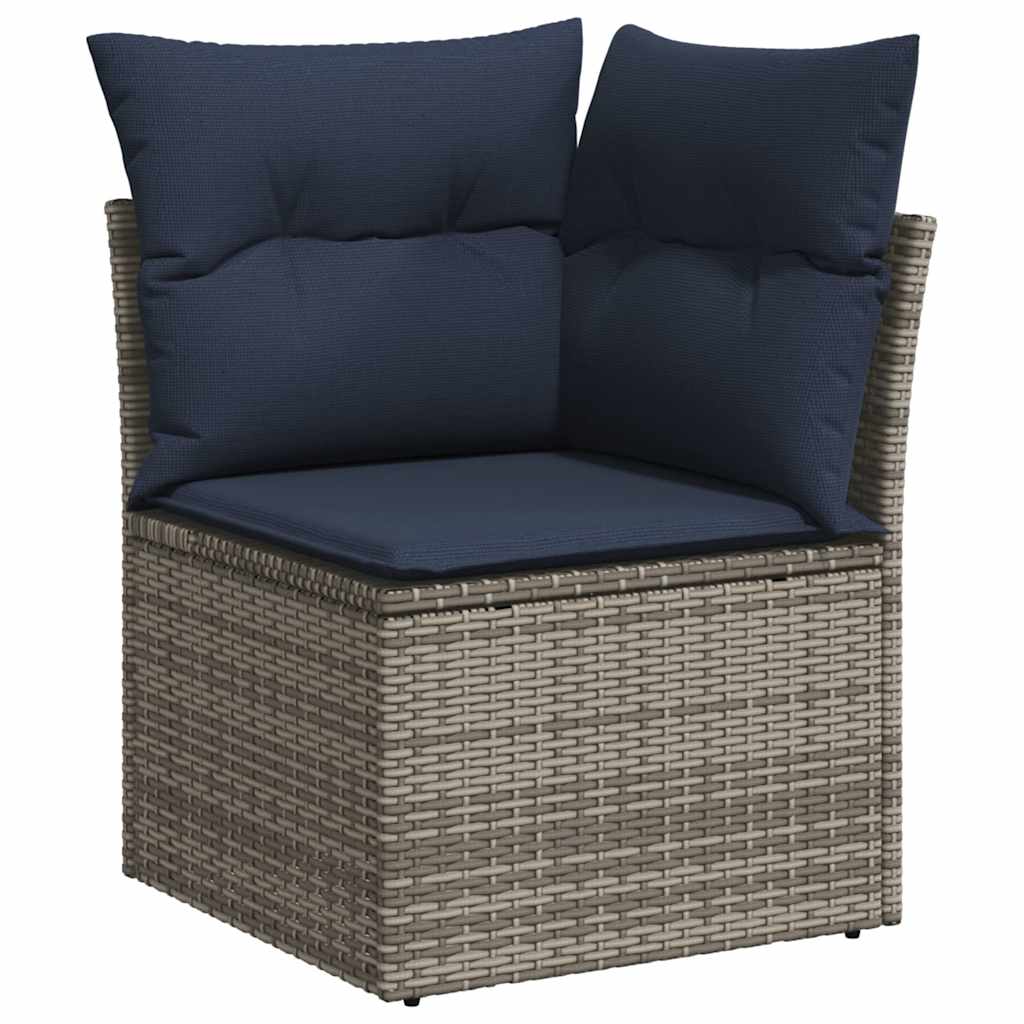 Havesofasæt Med 6 Dele Og Hynder Polyrattan - Billede 6