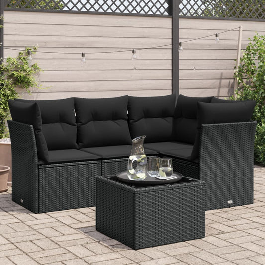 Sofasæt Til Haven 5 Dele Med Hynder Polyrattan