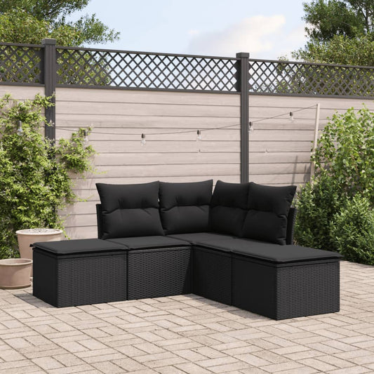 Sofasæt Til Haven 5 Dele Med Hynder Polyrattan