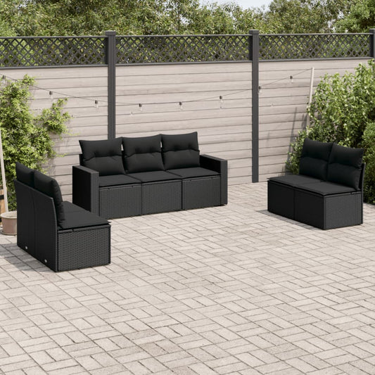 Sofasæt Til Haven 7 Dele Med Hynder Polyrattan