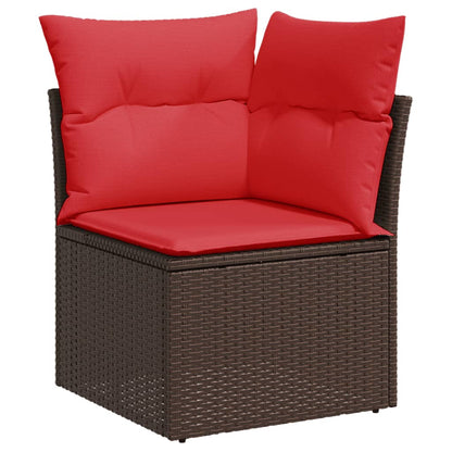 Sofasæt Til Haven 10 Dele Med Hynder Polyrattan Sort