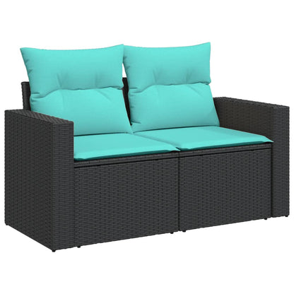 Sofasæt Til Haven 10 Dele Med Hynder Polyrattan Sort