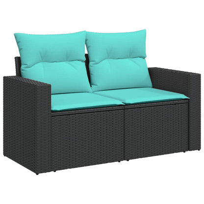 Sofasæt Til Haven 10 Dele Med Hynder Polyrattan Sort