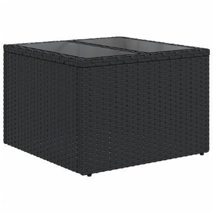 Sofasæt Til Haven 10 Dele Med Hynder Polyrattan Sort