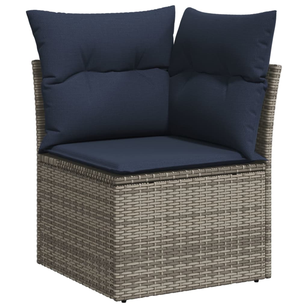 Havesofasæt Med 7 Dele Og Hynder Polyrattan - Billede 6