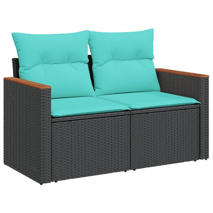 Havesofasæt Med 6 Hynder Polyrattan - Billede 3