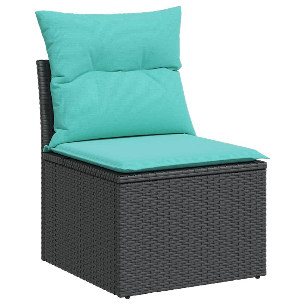 Havesofasæt Med 6 Hynder Polyrattan - Billede 5