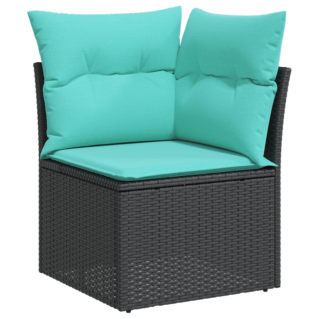 Havesofasæt Med 6 Hynder Polyrattan - Billede 6