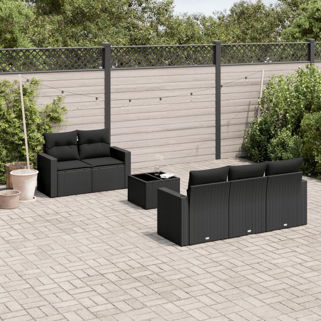 Sofasæt Til Haven 6 Dele Med Hynder Polyrattan - Variant 3251032