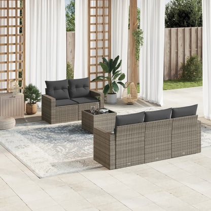 Sofasæt Til Haven 6 Dele Med Hynder Polyrattan - Variant 3251037