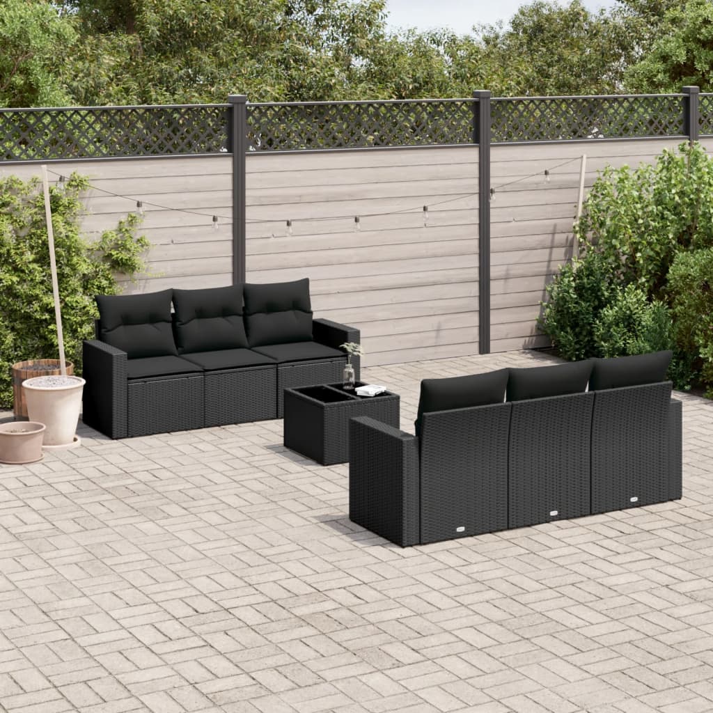 Sofasæt Til Haven 7 Dele Med Hynder Polyrattan - Variant 3251042