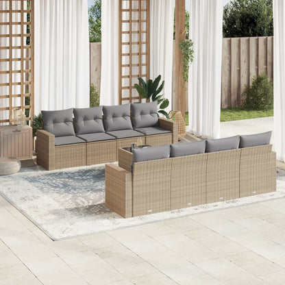 Sofasæt Til Haven 9 Dele Med Hynder Polyrattan - Variant 3251086