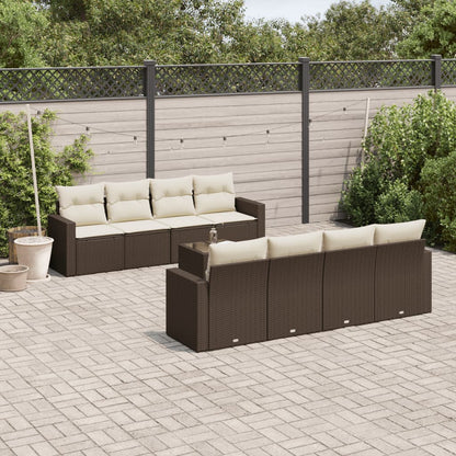 Sofasæt Til Haven 9 Dele Med Hynder Polyrattan - Variant 3251090