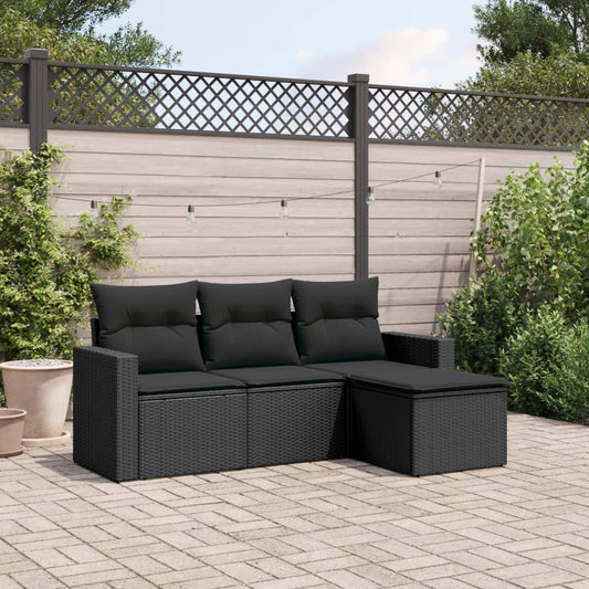 Sofasæt Til Haven 4 Dele Med Hynder Polyrattan