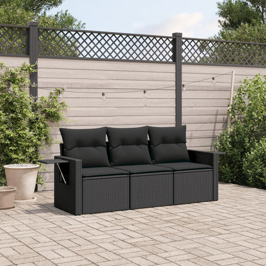 Sofasæt Til Haven 3 Dele Med Hynder Polyrattan
