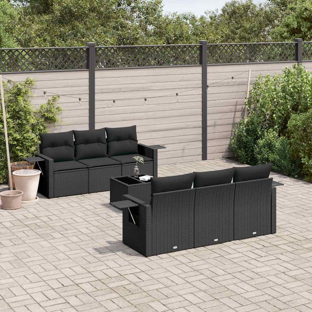 Sofasæt Til Haven 7 Dele Med Hynder Polyrattan - Variant 3252242