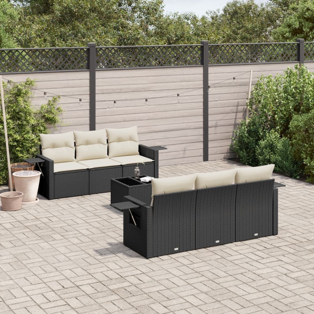 Sofasæt Til Haven 7 Dele Med Hynder Polyrattan - Variant 3252243