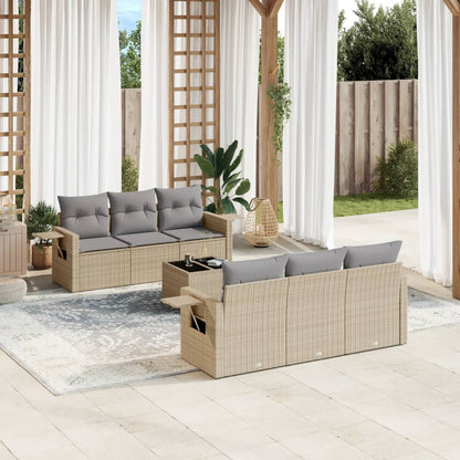 Sofasæt Til Haven 7 Dele Med Hynder Polyrattan - Variant 3252246