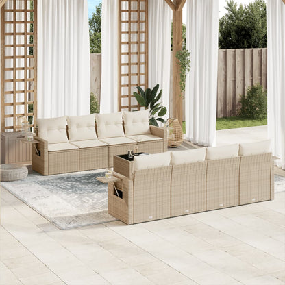 Sofasæt Til Haven 9 Dele Med Hynder Polyrattan - Hovedbillede