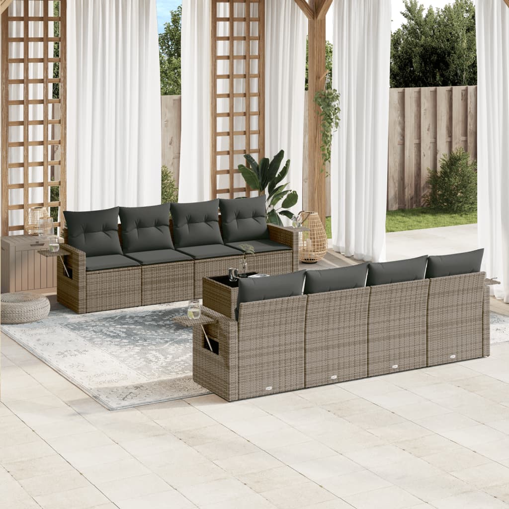 Sofasæt Til Haven 9 Dele Med Hynder Polyrattan - Variant 3252287