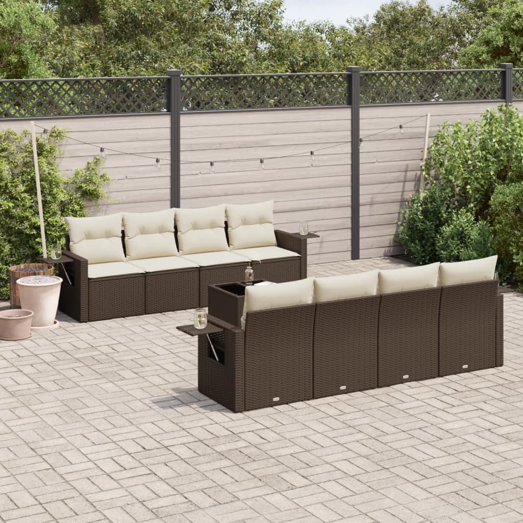 Sofasæt Til Haven 9 Dele Med Hynder Polyrattan - Variant 3252290