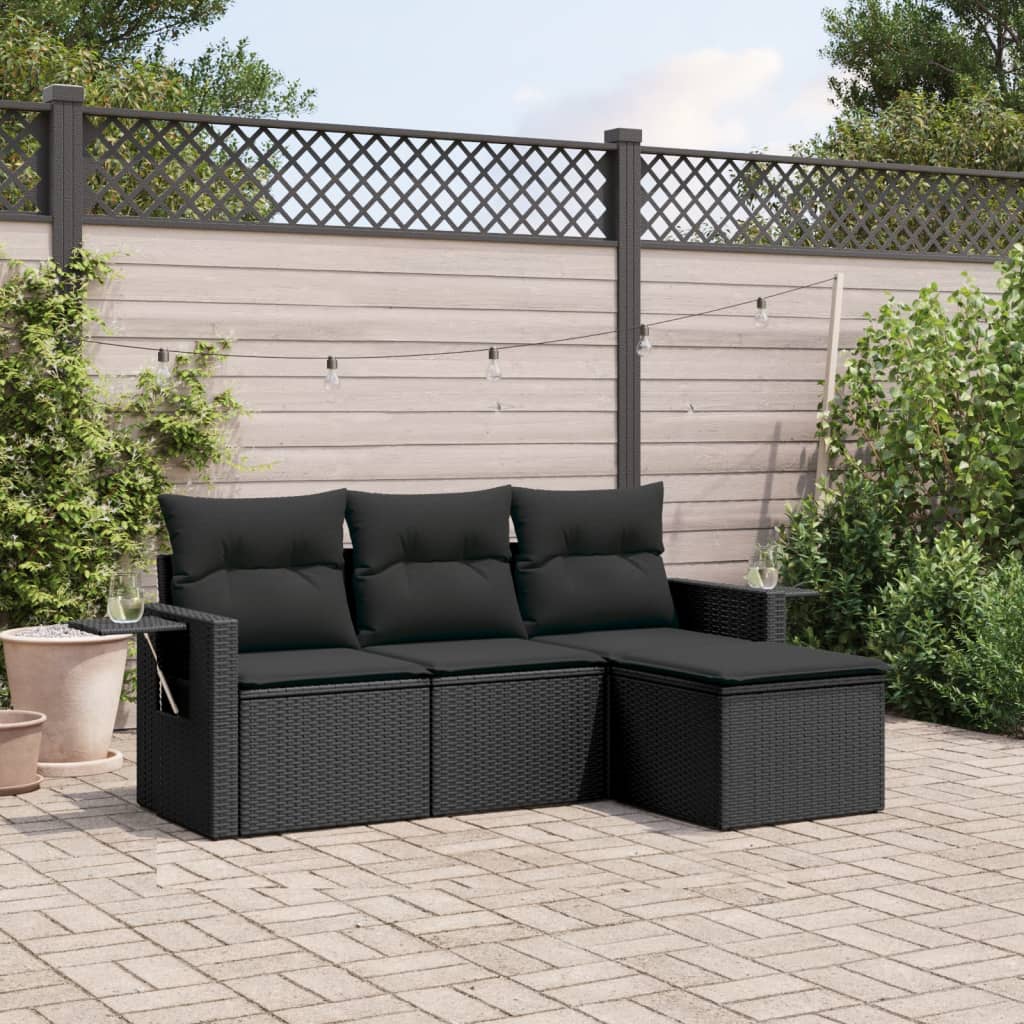 Sofasæt Til Haven 4 Dele Med Hynder Polyrattan - Variant 3252402