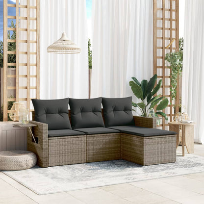 Sofasæt Til Haven 4 Dele Med Hynder Polyrattan - Variant 3252407