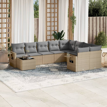 Sofasæt Til Haven 10 Dele Med Hynder Polyrattan - Variant 3252996