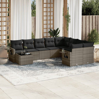 Sofasæt Til Haven 10 Dele Med Hynder Polyrattan - Variant 3252997