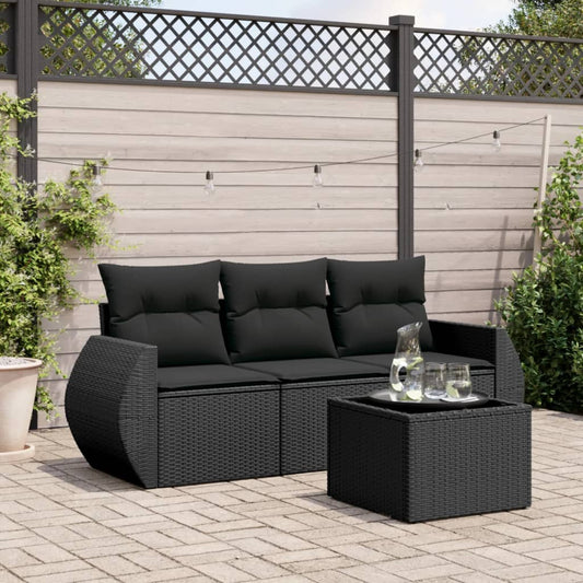 Sofasæt Til Haven 4 Dele Med Hynder Polyrattan