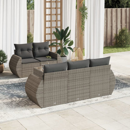 Sofasæt Til Haven 6 Dele Med Hynder Polyrattan - Variant 3253437