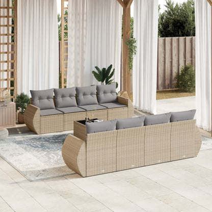 Sofasæt Til Haven 9 Dele Med Hynder Polyrattan - Variant 3253486