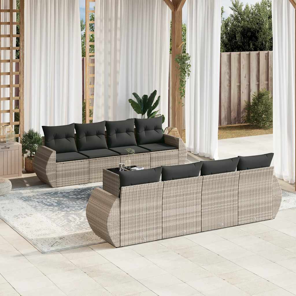 Sofasæt Til Haven 9 Dele Med Hynder Polyrattan - Variant 3253489