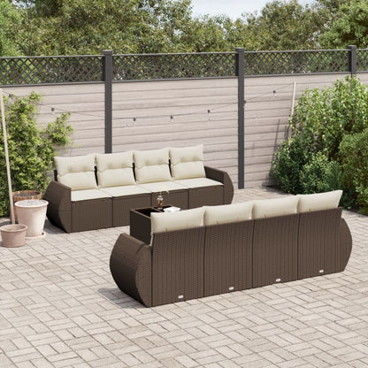 Sofasæt Til Haven 9 Dele Med Hynder Polyrattan - Variant 3253490