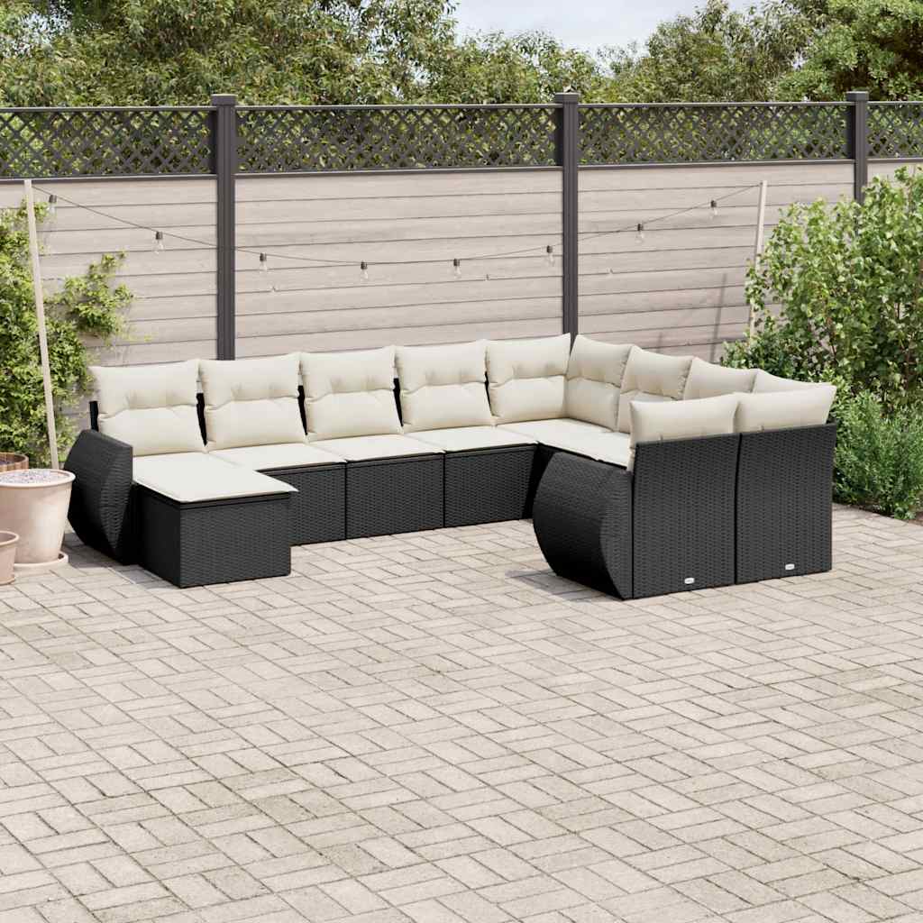 Sofasæt Til Haven 10 Dele Med Hynder Polyrattan - Variant 3254193
