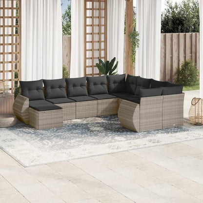 Sofasæt Til Haven 10 Dele Med Hynder Polyrattan - Variant 3254199